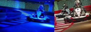 Eldrivna gokarts i Kista Galleria